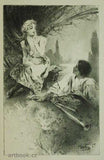 ALFONS MUCHA. - Chanson d' Aïeules. (1897).  / originální litografie.