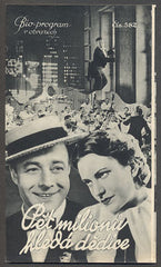 PĚT MILIONŮ HLEDÁ DĚDICE. - 1938. Bio-program v obrazech, č. 582.