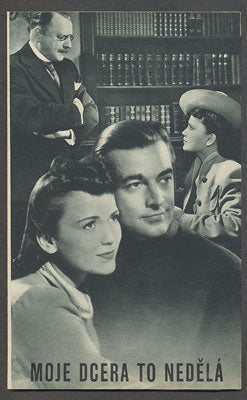 MOJE DCERA TO NEDĚLÁ. - Filmový program. 1940.