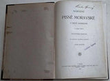 FRANTIŠEK BARTOŠ, LEOŠ JANÁČEK - NÁRODNÍ PÍSNĚ MORAVSKÉ V NOVĚ NASBÍRANÉ. - 1901.