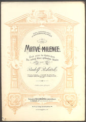 PISKÁČEK, RUDOLF: MRTVÉ MILENCE.