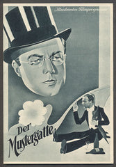 DER MÜSTERGATTE / VZORNÝ MANŽEL. - 1937. Illustriertes Filmprogramm.