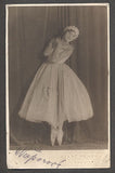 MARIE NEŠPOROVÁ. tanečnice, baletka. Fotografie s podpisem.  - 1929.