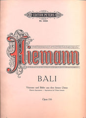 NIEMANN, WALTER: BALI. OP. 116.