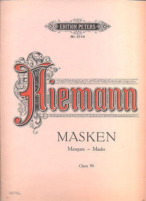NIEMANN, WALTER: MASKEN. OP. 59.