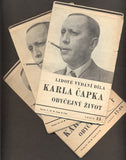 ČAPEK, KAREL: OBYČEJNÝ ŽIVOT. - 1939.