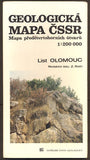 GEOLOGICKÁ MAPA ČSSR - LIST OLOMOUC. - 1990.