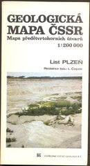 GEOLOGICKÁ MAPA ČSSR - LIST PLZEŇ. 1:200 000. - 1989.