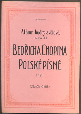 CHOPIN, BEDŘICH: POLSKÉ PÍSNĚ.