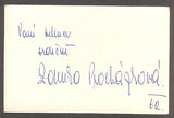 ZDEŇKA PROCHÁZKOVÁ, herečka. - fotografie s podpisem. 1962.