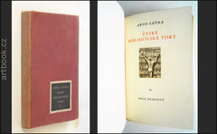 SÁŇKA, ARNO: ČESKÉ BIBLIOFILSKÉ TISKY. Díl II. - 1927.
