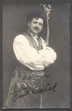 FRANTIŠEK ŠAŠEK, zpěv, opereta, opera - fotografie s podpisem. Foto Langhans.