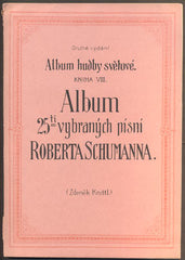 SCHUMANN, ROBERT: ALBUM 25 VYBRANÝCH PÍSNÍ.