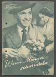 WENN MÄNNER SCHWINDELN. - 1950. Illustrierter Film-Kurier.