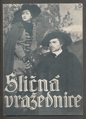 SLIČNÁ VRAŽEDNICE.  - Filmový program. 1945.