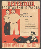 Hoffmeister - JEŽEK, JAROSLAV:  SVĚT NA RUBY. - 1936. Slova Voskovec a Werich. Osvobozené divadlo.