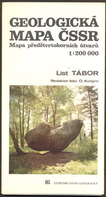 GEOLOGICKÁ MAPA ČSSR - LIST TÁBOR. 1:200 000. - 1989.