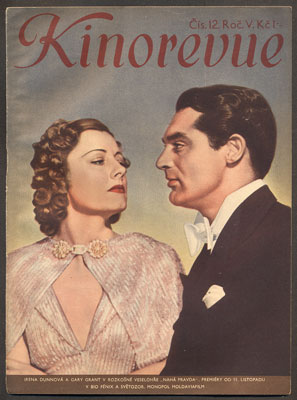 Irena Dunnová; Cary Grant - KINOREVUE. - 1938.