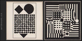 VASARELY. Galerie D. - 1966. 10 serigrafií.