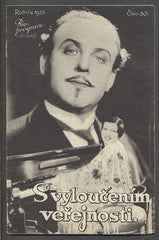 S VYLOUČENÍM VEŘEJNOSTI. - 1933. Bio-program v obrazech, č. 50.