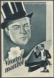 VZORNÝ MANŽEL. - 1937. Obrázkový filmový program.