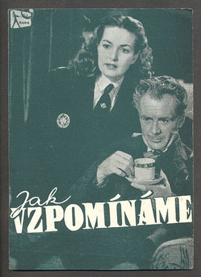 JAK VZPOMÍNÁME. - Filmový program. 1947.