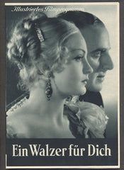 EIN WALZER FÜR DICH / VALČÍK PRO TEBE. - Illustriertes Filmprogramm. 1934.