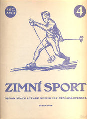 ZIMNÍ SPORT. - 1929. Roč. XVIII., č. 4.