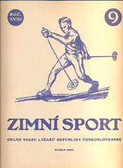 ZIMNÍ SPORT. - 1929. Roč. XVIII., č. 9.