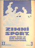 ZIMNÍ SPORT. - 1930. Roč. XX., č. 3.