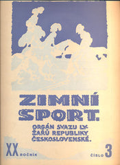 ZIMNÍ SPORT. - 1930. Roč. XX., č. 3.