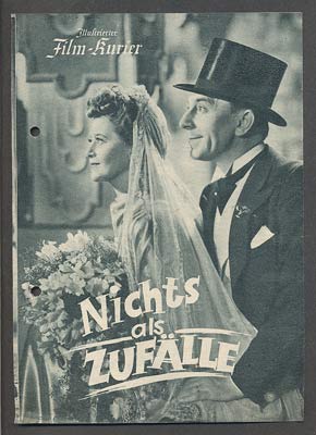 NICHTS ALS ZUFÄLLE. - 1949. Illustrierter Film-Kurier.