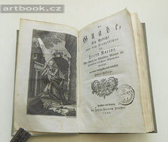 RACINE - Die Gnade. Ein Gedicht aus dem Französischen des Herrn Racine, Mit-Glieds der Königlichen Akademie der Innschriften und schönen Wissenschaften übersetzt, von neuen durchgesehen und verbessert.  Louis Racine, J. Soanen, J. J. Rousseau. - 1752.