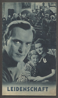 LEIDENSCHAFT. - Filmový program. 1940.