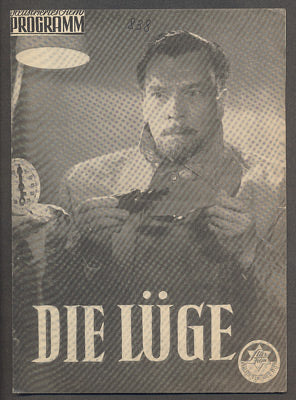 DIE LÜGE. - Ill-Film Programm. - 1950.
