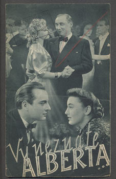 VY NEZNÁTE ALBERTA... - Filmový program 1940.