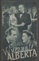 VY NEZNÁTE ALBERTA... - Filmový program 1940.