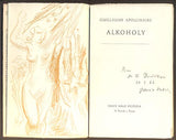 APOLLINAIRE; GUILLAUME: ALKOHOLY. - 1946.
