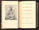 STRACHEY, LYTTON: ALŽBĚTA AESSEX. - 1930.