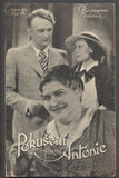 POKUŠENÍ PANÍ ANTONIE. - Bio-program v obrazech 1934.
