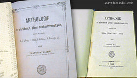 Bartoš - Anthologie z národních písní československých, - 1874.