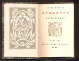 REMIZOV, ALEXĚJ: APOKRYFY A JINÉ ZKAZKY. - 1920.