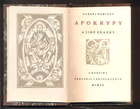 REMIZOV, ALEXĚJ: APOKRYFY A JINÉ ZKAZKY. - 1920.