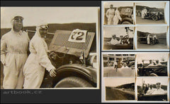 AUTOMOBILOVÝ SPORT. Jezdkyně Zavřelová a Formánková. - 1929.