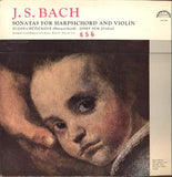J. S. Bach / Josef Suk, Zuzana Růžičková ‎– Sonatas For Harpsichord And Violin.