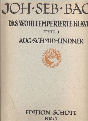 BACH, JOH. SEB.: DAS WOHLTEMPERIERTE KLAVIER. TEIL I. ; TEIL II.