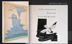 WOLKER, JIŘÍ: BALADA O NÁMOŘNÍKU.  - 1928.