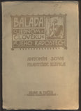 Kupka - SOVA; ANTONÍN: BALADA O JEDNOM ČLOVĚKU A JEHO RADOSTECH. - Kol. 1910.