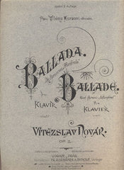 NOVÁK, VÍTĚZSLAV: BALLADA DLE BYRONOVA MANFREDA.