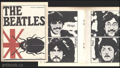 THE BEATLES. - 1968.  Noty. 12 písniček s českými texty. Obálka MIROSLAV HOUSKA.